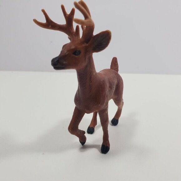 1998 Safari Ltd Stag And Doe Deer Lot Vintage Figures - Picture 15 of 16